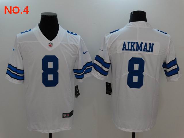 Men's Dallas Cowboys #8 Troy Aikman Jerseys NO.4;